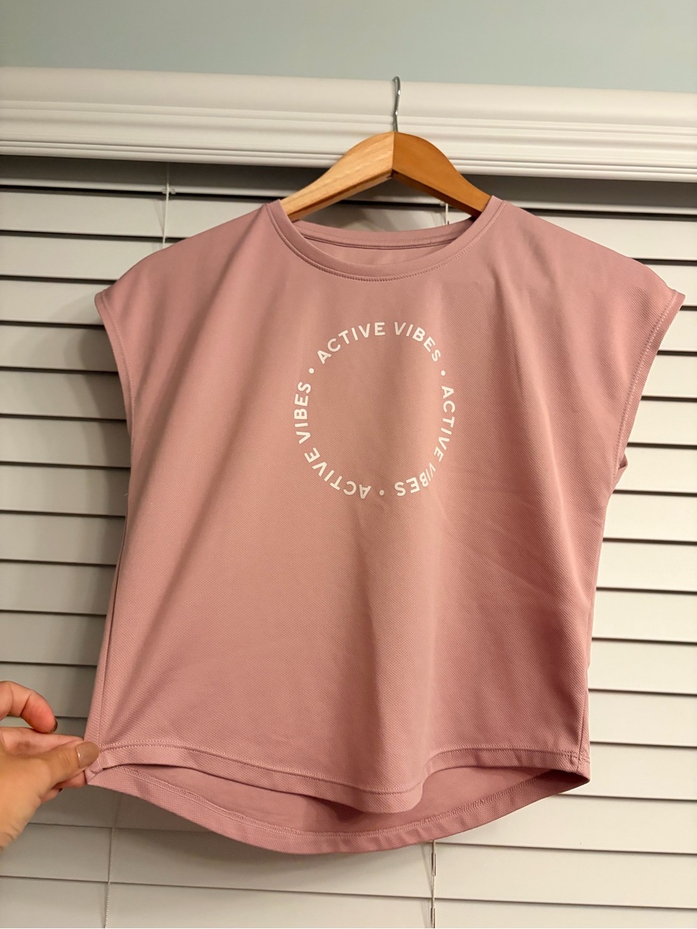 H&M Mauve Pink Active Vibes Sleeveless Tank